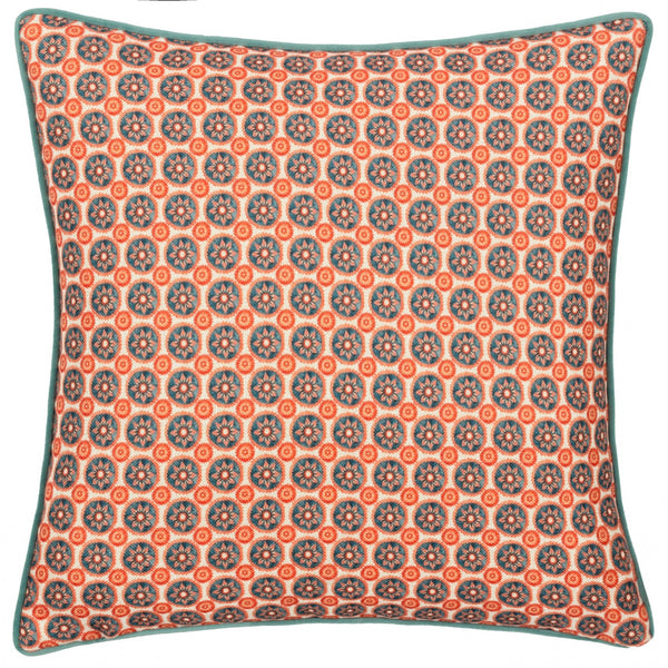Onika 50x50 Feather Filled Cushion Blue - Canwell Interiors Limited - Riva
