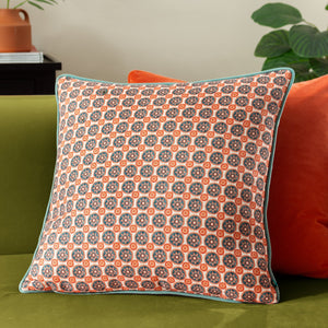 Onika 50x50 Feather Filled Cushion Blue - Canwell Interiors Limited - Riva