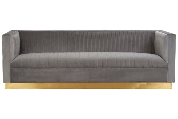 Opal 3 Seat Grey Sofa - Canwell Interiors Limited - Xshowhome