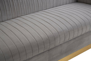 Opal 3 Seat Grey Sofa - Canwell Interiors Limited - Xshowhome