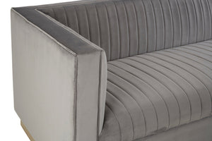 Opal 3 Seat Grey Sofa - Canwell Interiors Limited - Xshowhome