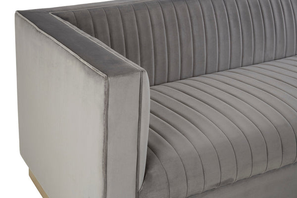 Opal 3 Seat Grey Sofa - Canwell Interiors Limited - Xshowhome