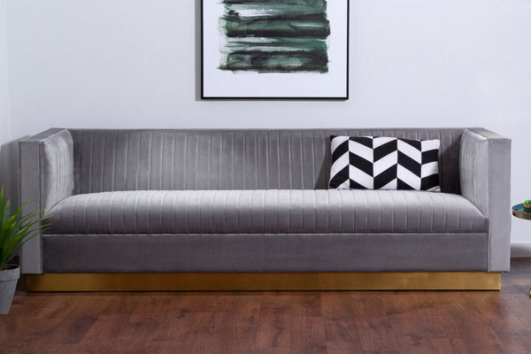 Opal 3 Seat Grey Sofa - Canwell Interiors Limited - Xshowhome