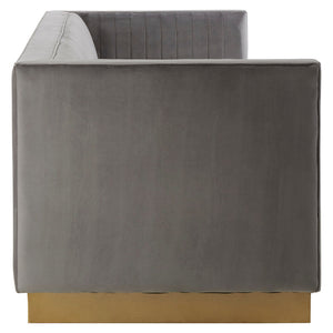Opal 3 Seat Grey Sofa - Canwell Interiors Limited - Xshowhome