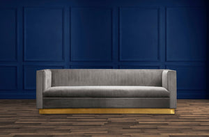 Opal 3 Seat Grey Sofa - Canwell Interiors Limited - Xshowhome