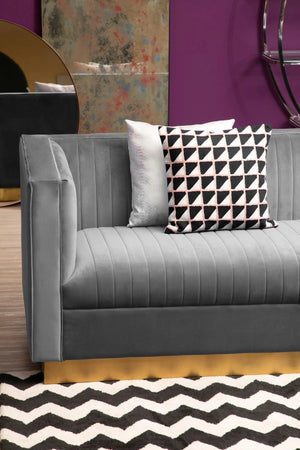 Opal 3 Seat Grey Sofa - XShowhome Limited - Xshowhome