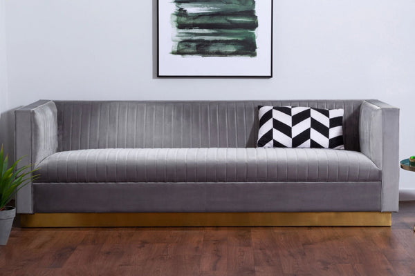 Opal 3 Seat Grey Sofa - XShowhome Limited - Xshowhome