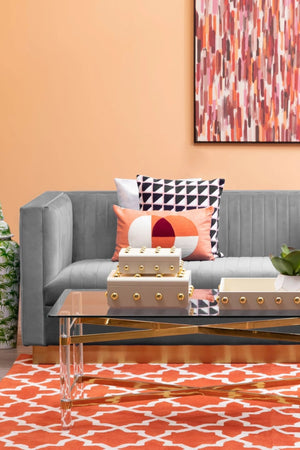 Opal 3 Seat Grey Sofa - XShowhome Limited - Xshowhome
