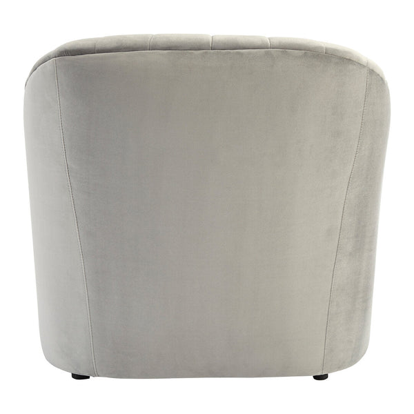 Opel Grey Velvet Armchair - Canwell Interiors Limited - Xshowhome