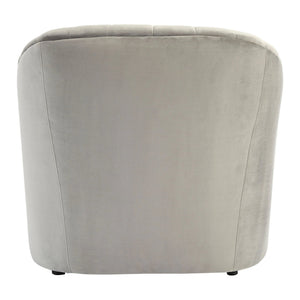 Opel Grey Velvet Armchair - XShowhome Limited - Xshowhome