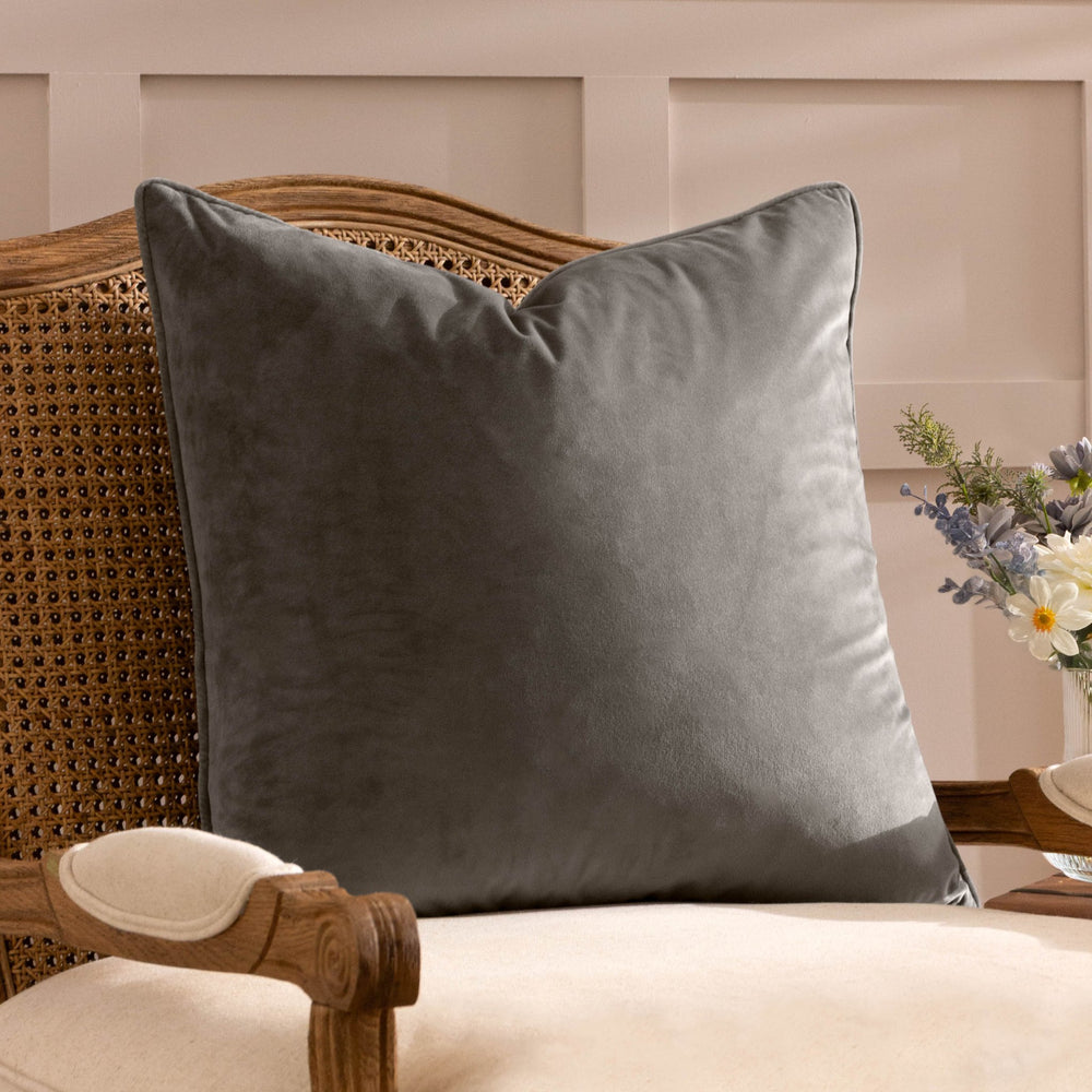 Opulence 55x55 Feather Filled Cushion Mink - Canwell Interiors Limited - Riva