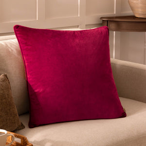Opulence 55x55 Feather Filled Cushion Scarlet - XShowhome Limited - Riva