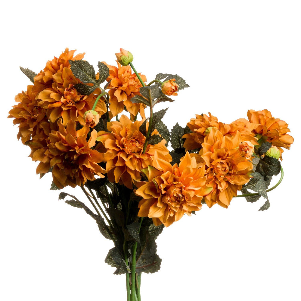 Orange Dahlia Spray - Canwell Interiors Limited - Hills