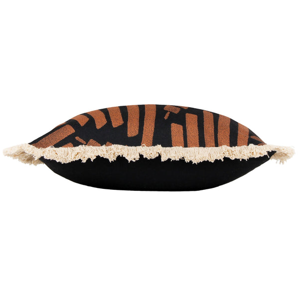 Oromo 45x45 Feather Filled Cushion Brown - Canwell Interiors Limited - Riva