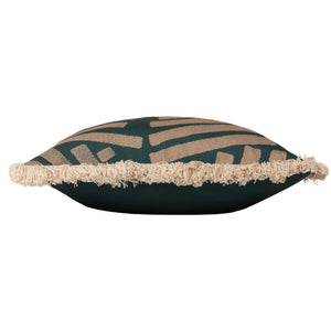 Oromo 45x45 Feather Filled Cushion Green - Canwell Interiors Limited - Riva