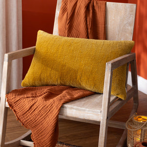 Osaka 40x60 Feather Filled Cushion Saffron - Canwell Interiors Limited - Riva