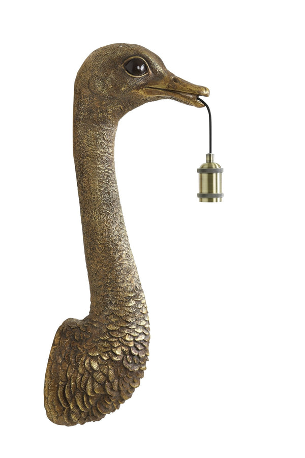 OSTRICH Wall Light — Antique Bronze - Canwell Interiors Limited - Light & Living