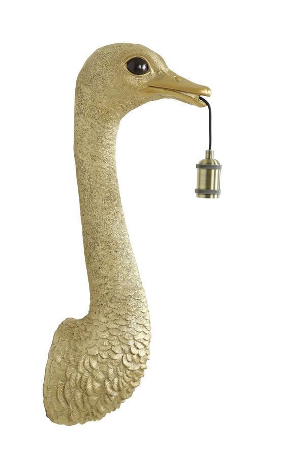 OSTRICH Wall Light — Gold - Canwell Interiors Limited - Light & Living