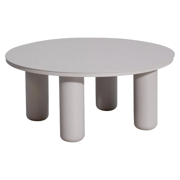 Outdoor coffee table Quinn light beige 86Ø - Canwell Interiors Limited - Richmond