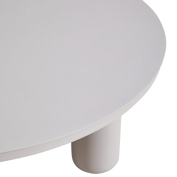 Outdoor coffee table Quinn light beige 86Ø - Canwell Interiors Limited - Richmond