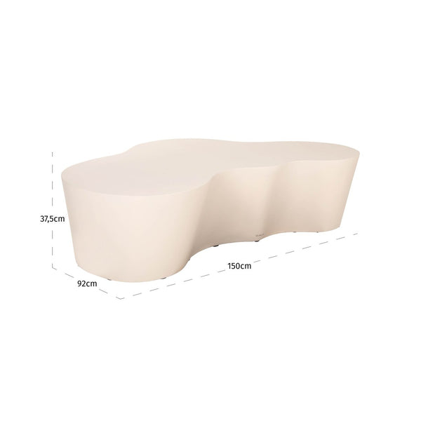 Outdoor coffee table Urban Bloom sandstone - sandstone, W{"value":150.0,"unit":"CENTIMETERS"} H{"value":37.5,"unit":"CENTIMETERS"} D{"value":92.0,"unit":"CENTIMETERS"} - Canwell Interiors Limited - Richmond