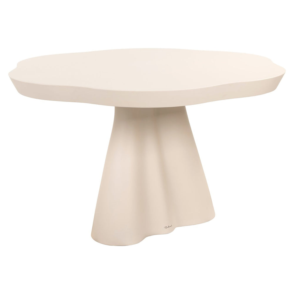 Outdoor dining table Urban Bloom sandstone 140x140 - Canwell Interiors Limited - Richmond