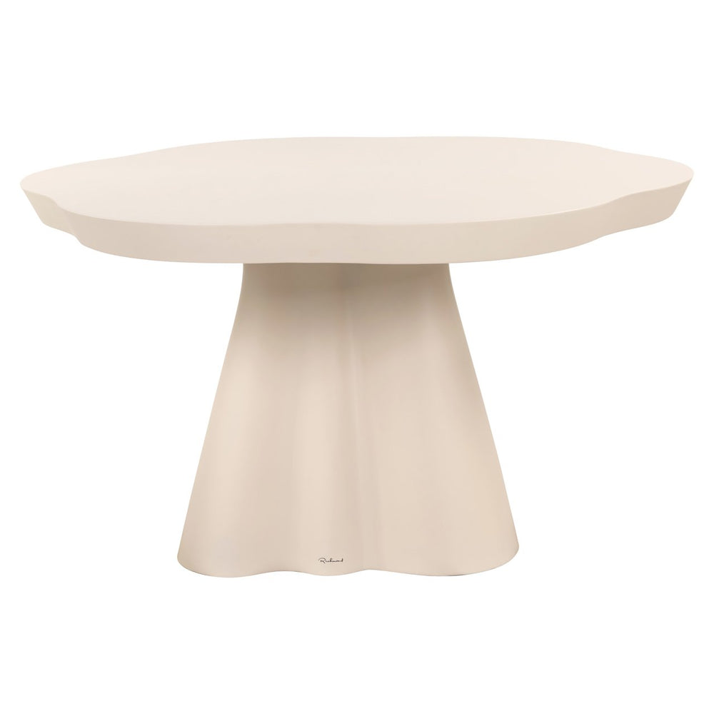 Outdoor dining table Urban Bloom sandstone 140x140 - Canwell Interiors Limited - Richmond