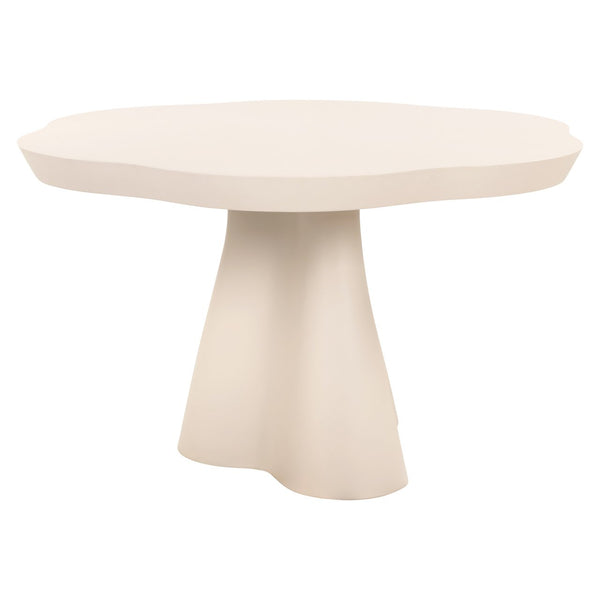 Outdoor dining table Urban Bloom sandstone 140x140 - Canwell Interiors Limited - Richmond