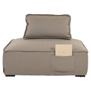 Outdoor lounge chair Jondal taupe - Canwell Interiors Limited - Richmond
