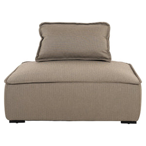Outdoor lounge chair Jondal taupe - Canwell Interiors Limited - Richmond