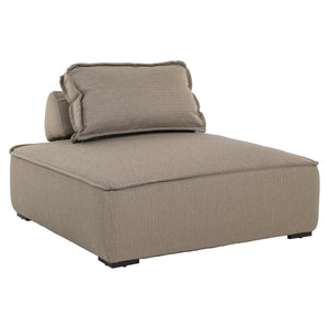 Outdoor lounge chair Jondal taupe - Canwell Interiors Limited - Richmond