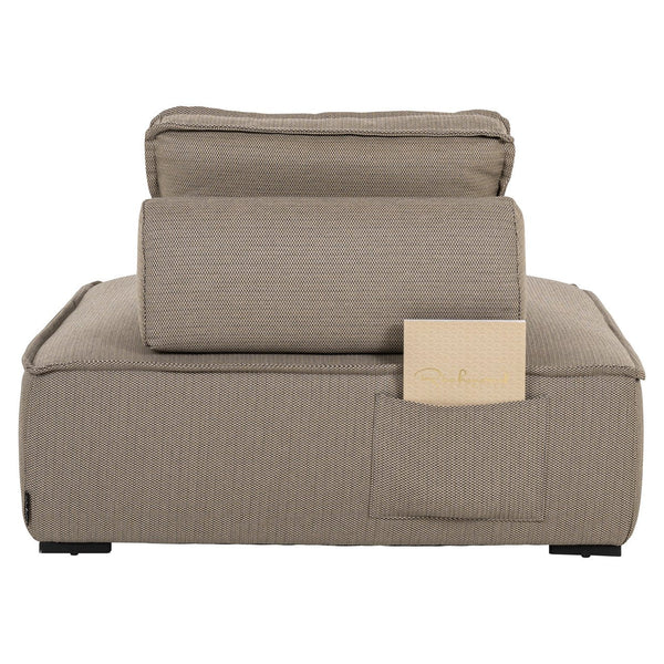 Outdoor lounge chair Jondal taupe - Canwell Interiors Limited - Richmond