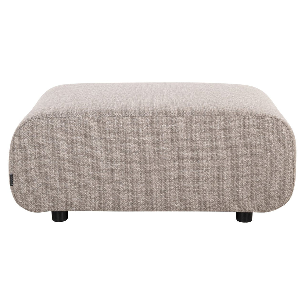 Outdoor pouffe & footstool Dawson greige alpine - Canwell Interiors Limited - Richmond