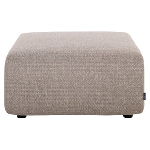 Outdoor pouffe & footstool Dawson greige alpine - Canwell Interiors Limited - Richmond