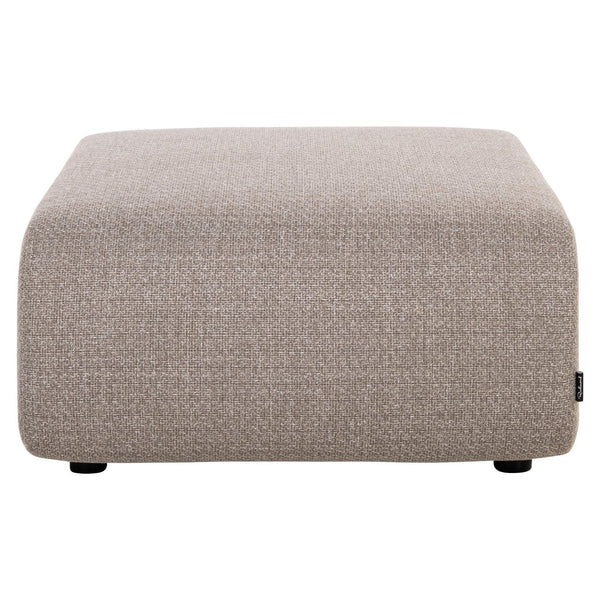 Outdoor pouffe & footstool Dawson greige alpine - Canwell Interiors Limited - Richmond