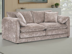 Solaya Sofa Beige 3 Seater - Xshowhome