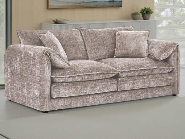 Solaya Sofa Beige 3 Seater - Xshowhome