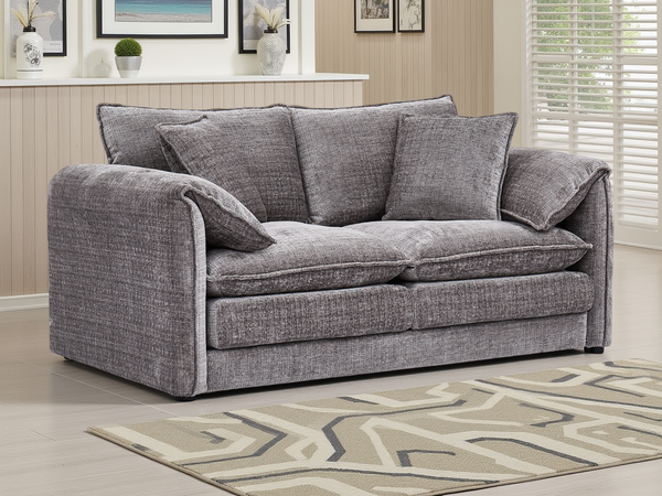 Solaya Sofa Grey 2 Seater - Xshowhome