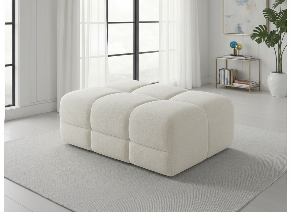 Jacob Sofa Natural Footstool - Xshowhome