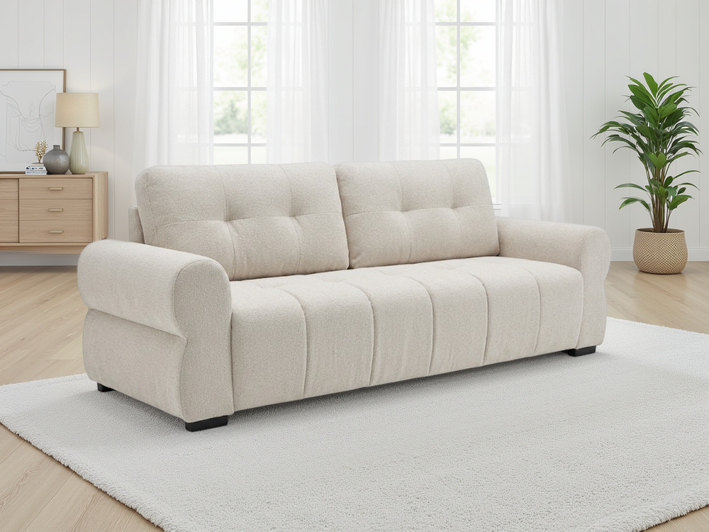 San Marino Sofa Beige 3 Seater - Xshowhome