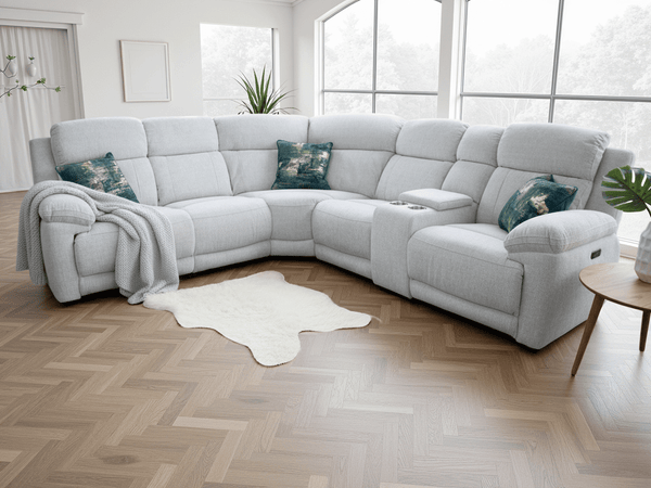 Owen Electric Recliner Sofa Beige Large Corner - XShowhome Limited - Xshowhome