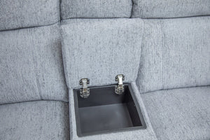 Owen Electric Recliner Sofa Grey Large Corner - XShowhome Limited - Xshowhome