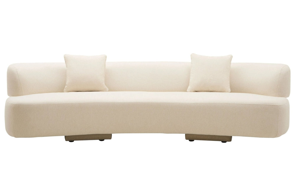 Ozzano Cream Linen 3 Seater Sofa - XShowhome Limited - Xshowhome