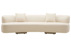 Ozzano Cream Linen 3 Seater Sofa - XShowhome Limited - Xshowhome