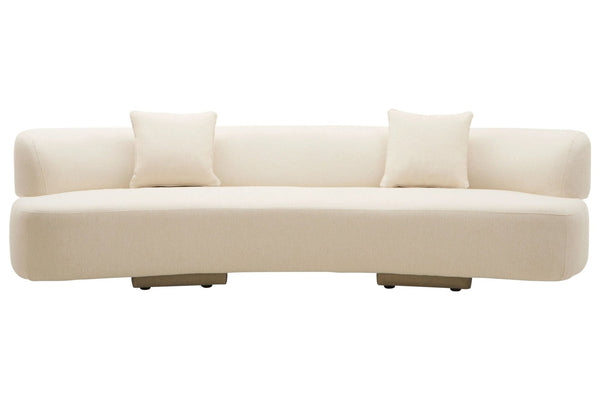 Ozzano Cream Linen 3 Seater Sofa - XShowhome Limited - Xshowhome