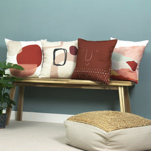 Pacha 43x43 Feather Filled Cushion Terracotta - Canwell Interiors Limited - Riva