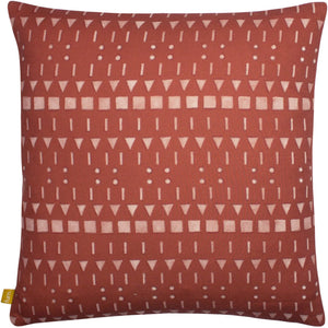 Pacha 43x43 Feather Filled Cushion Terracotta - Canwell Interiors Limited - Riva