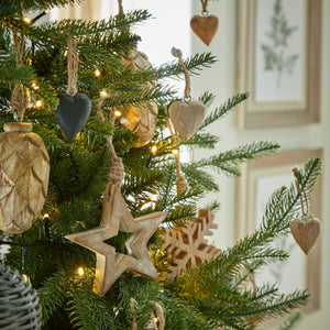 Pack of 90 Wooden Heart Hanging Decorations - Canwell Interiors Limited - Hills