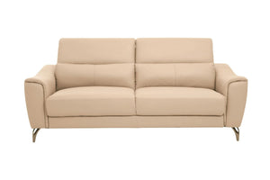 Padua 3 Seat Stone Leather Sofa with Adjustable Headrests - XShowhome Limited - Xshowhome