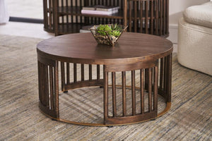 Arlo Round Coffee Table - Bluebone